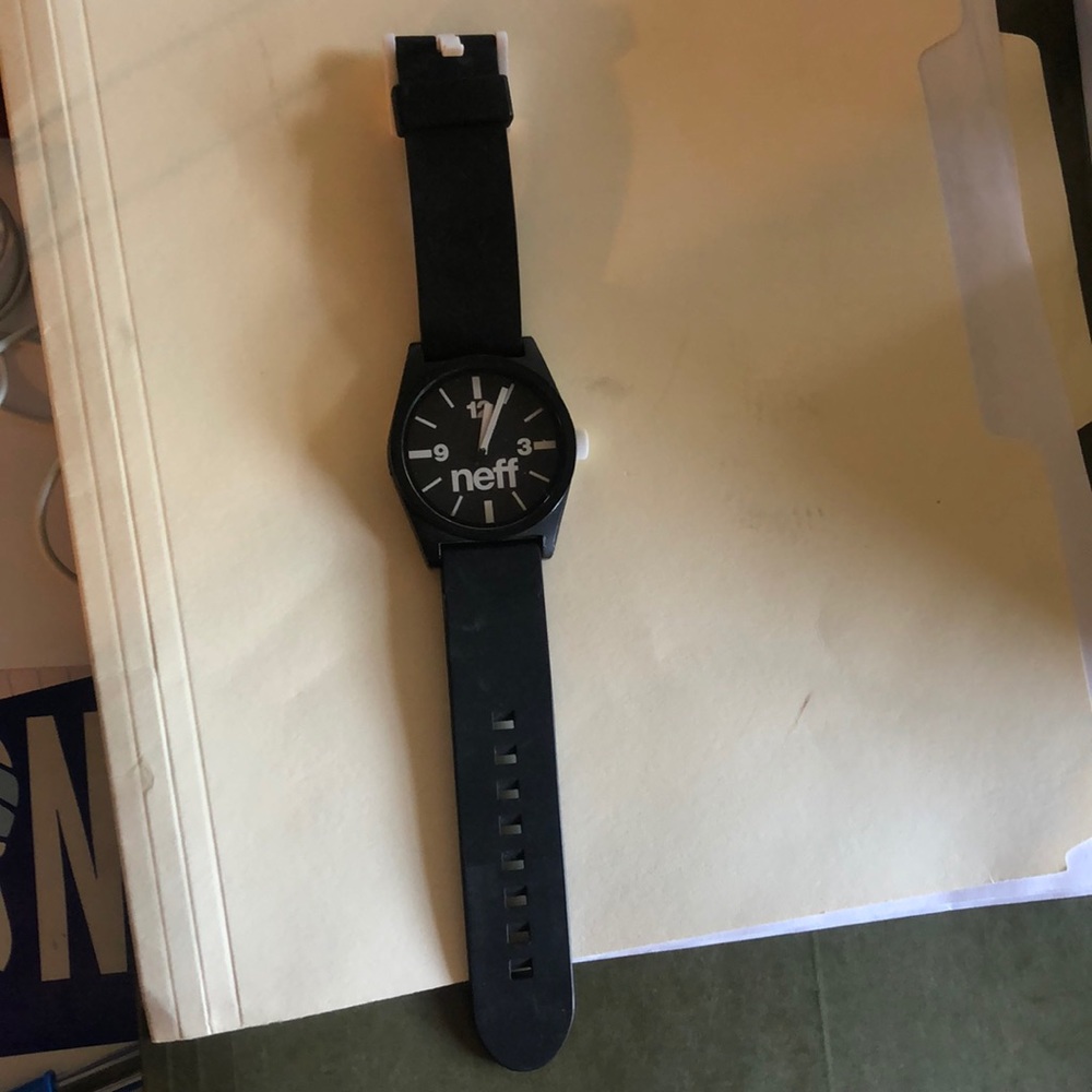Black NEFF Analog Watch